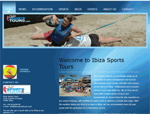 Tablet Screenshot of ibizasportstours.com